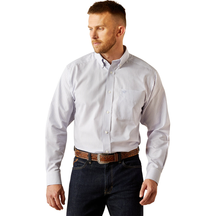 Ariat Mens Wrinkle Free Don Classic Fit Shirt