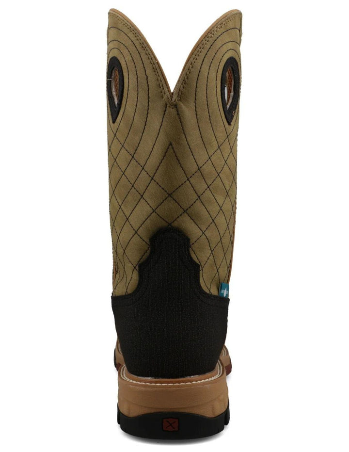 Twisted X Mens Nano Toe Charcoal Work Boots