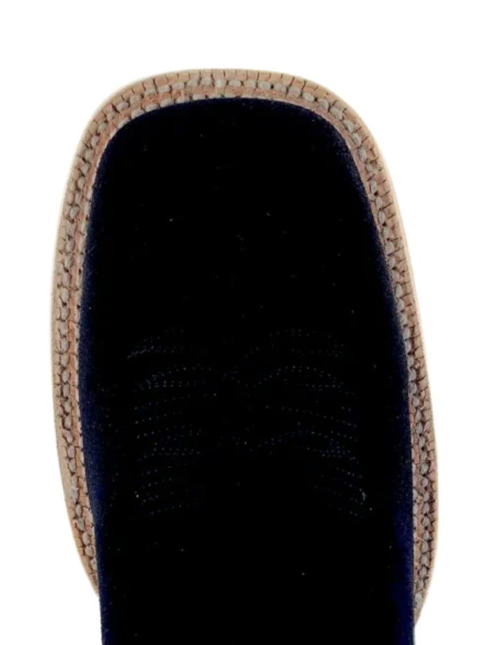 R. Watson Mens Black Roughout Boots