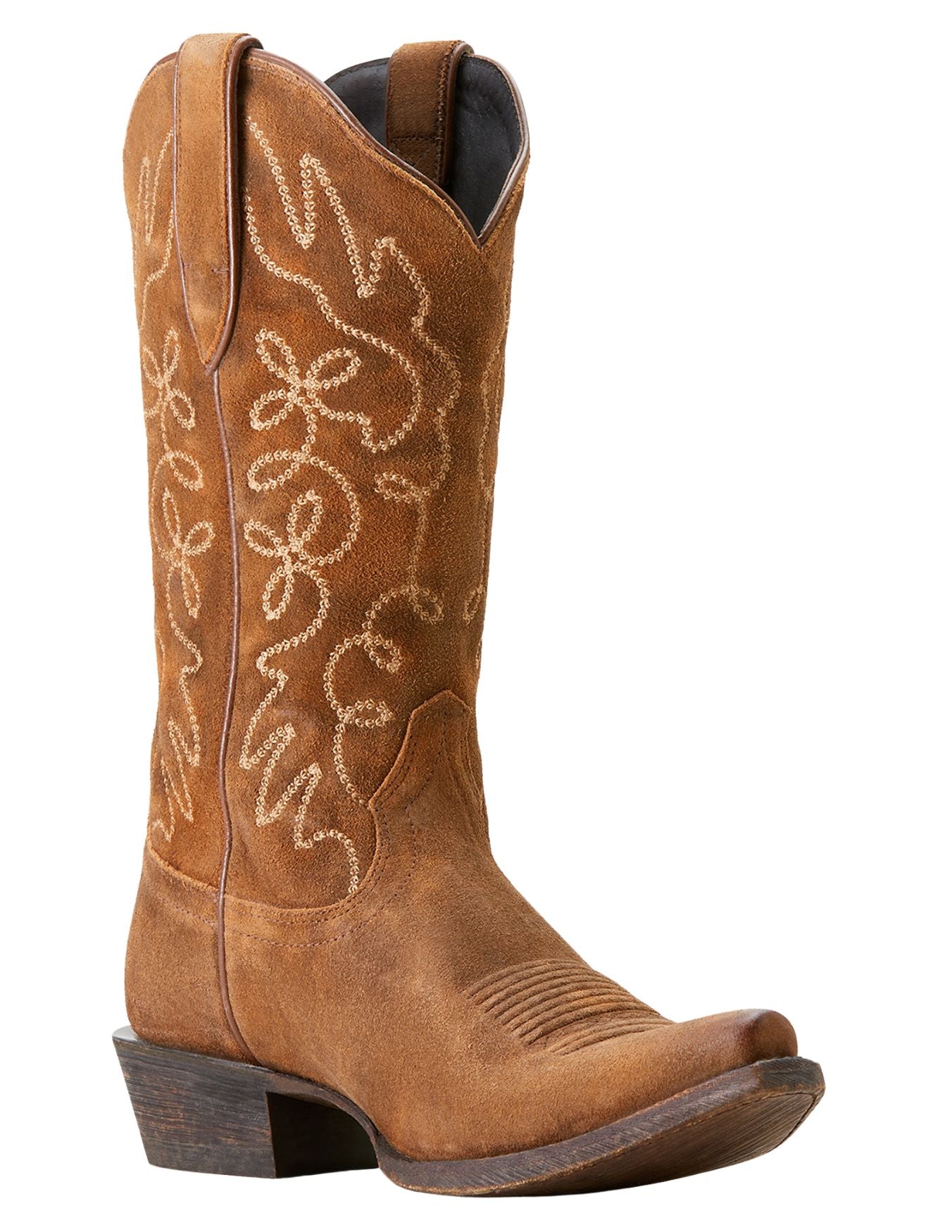 Ariat Womens Jukebox Ginger Suede Boots – Texas Boot Company display picture 1