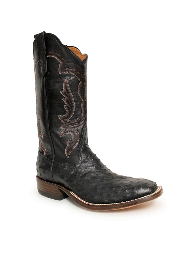 Rios Of Mercedes Mens Black Full Quill Ostrich Boots – Texas  display picture 2