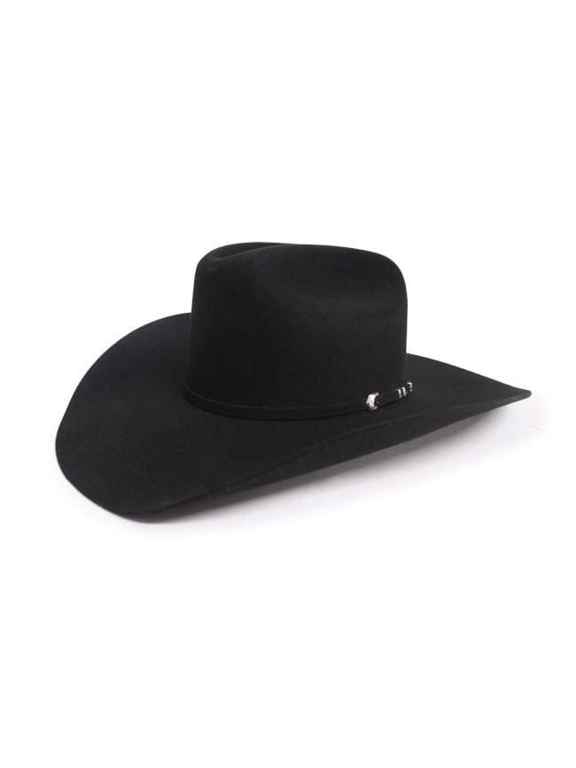 Mens Resistol 20X Black Gold Felt Hat Texas Boot Company