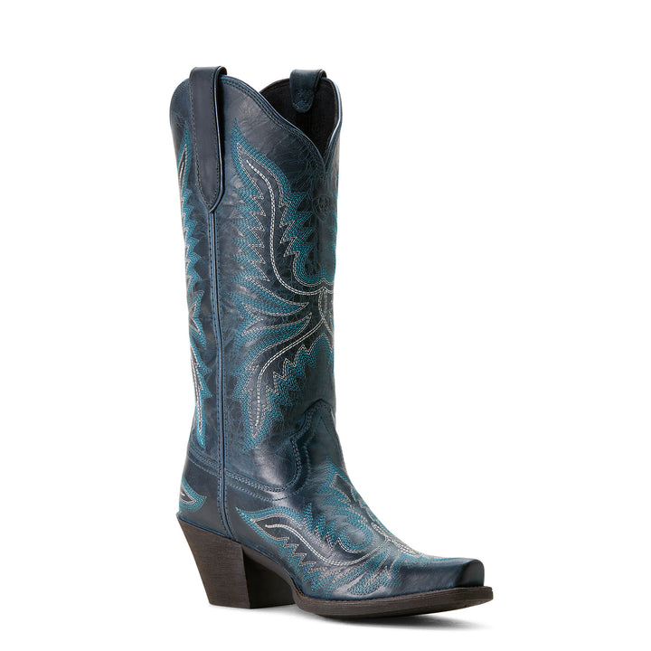 Ariat Womens Round Up Collins Blue Boots