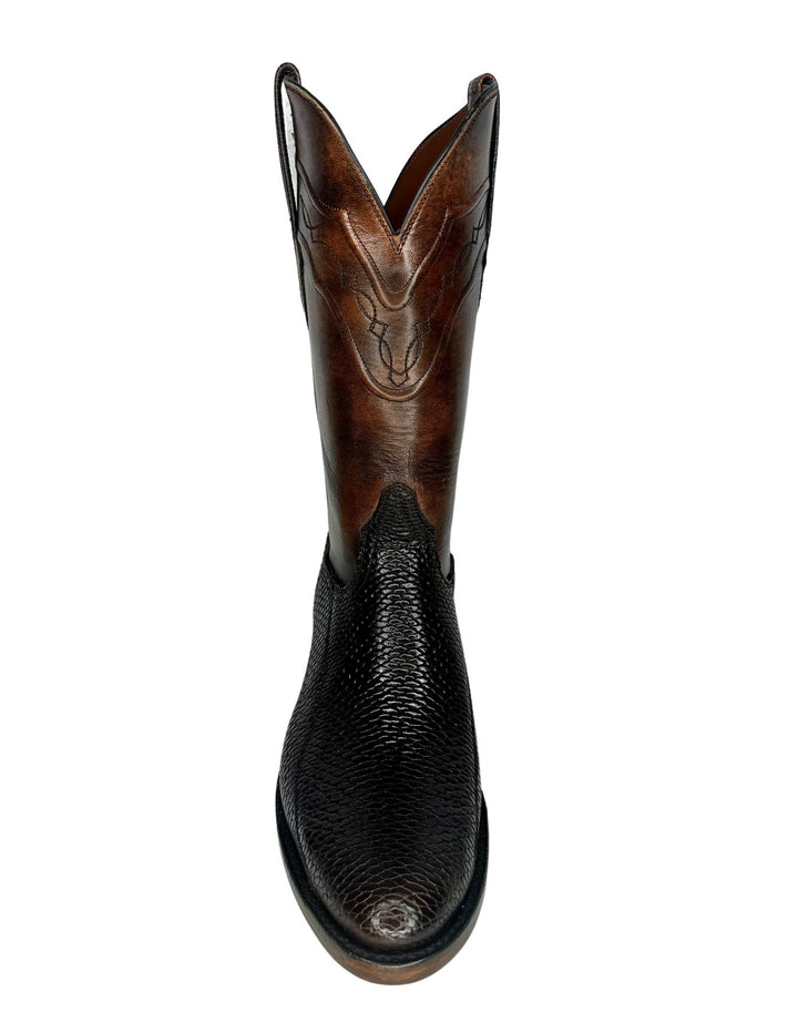 Black Jack Mens Chocolate Beaver Tail Boots