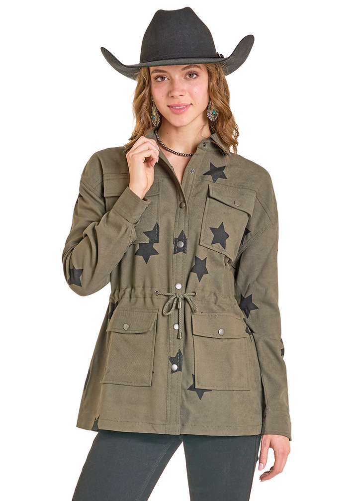 Panhandle Womens Star Cargo Jacket