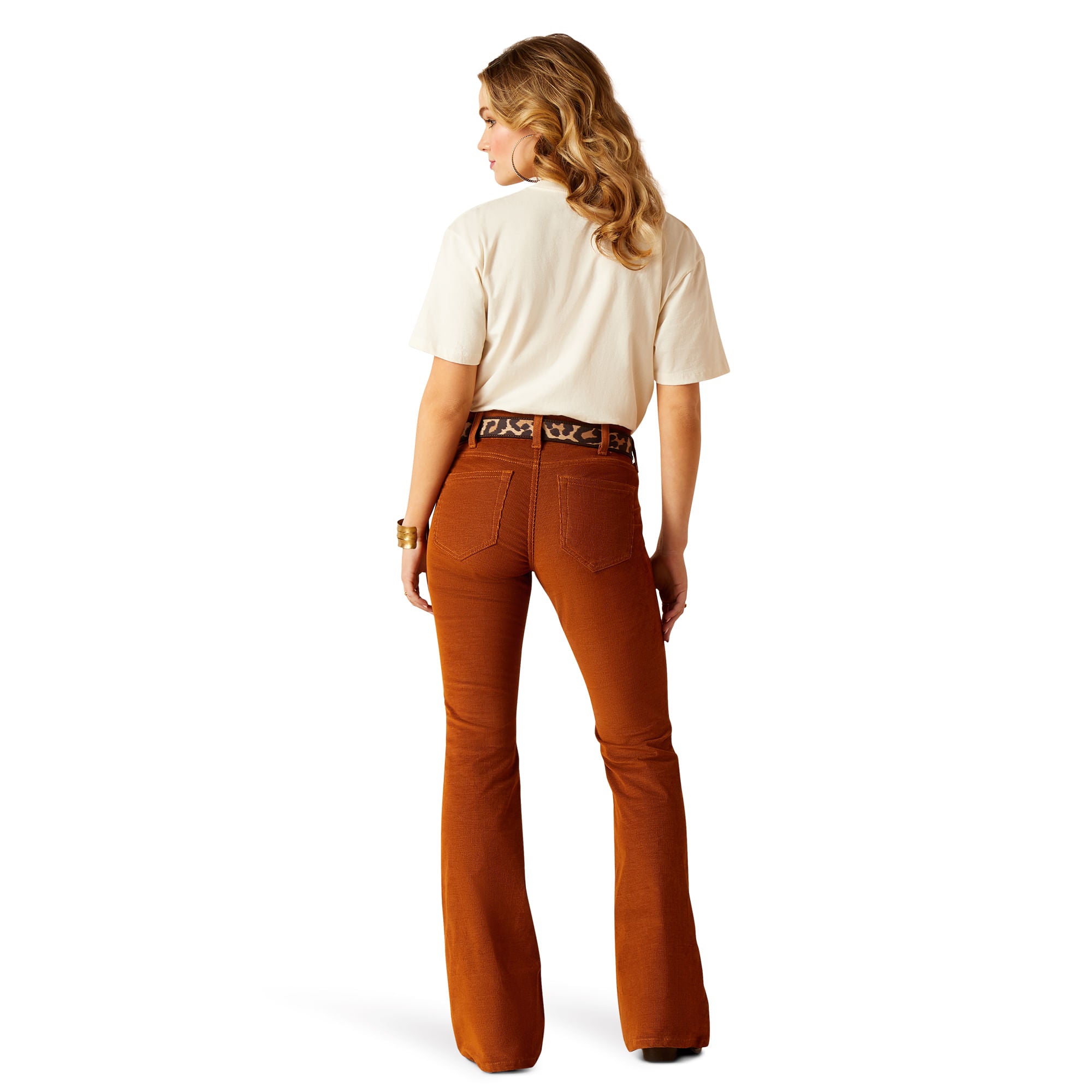 ワークパンツ+カーゴパンツ a2211 rust old corduroy flare pants Ariat Womens Perfect Rise Khaki Camel Stretch Corduroy Flare Jean