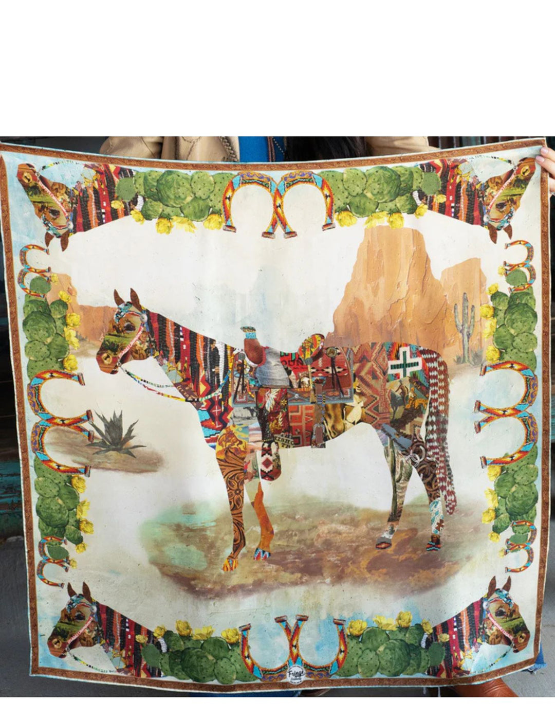 Fringe Scarves Womens Haute Horse Wild Rag