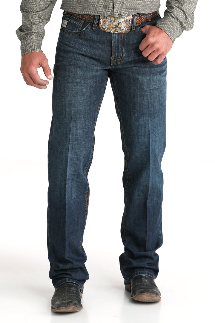 Cinch Mens Dark Stone Grant Relaxed Fit Jeans