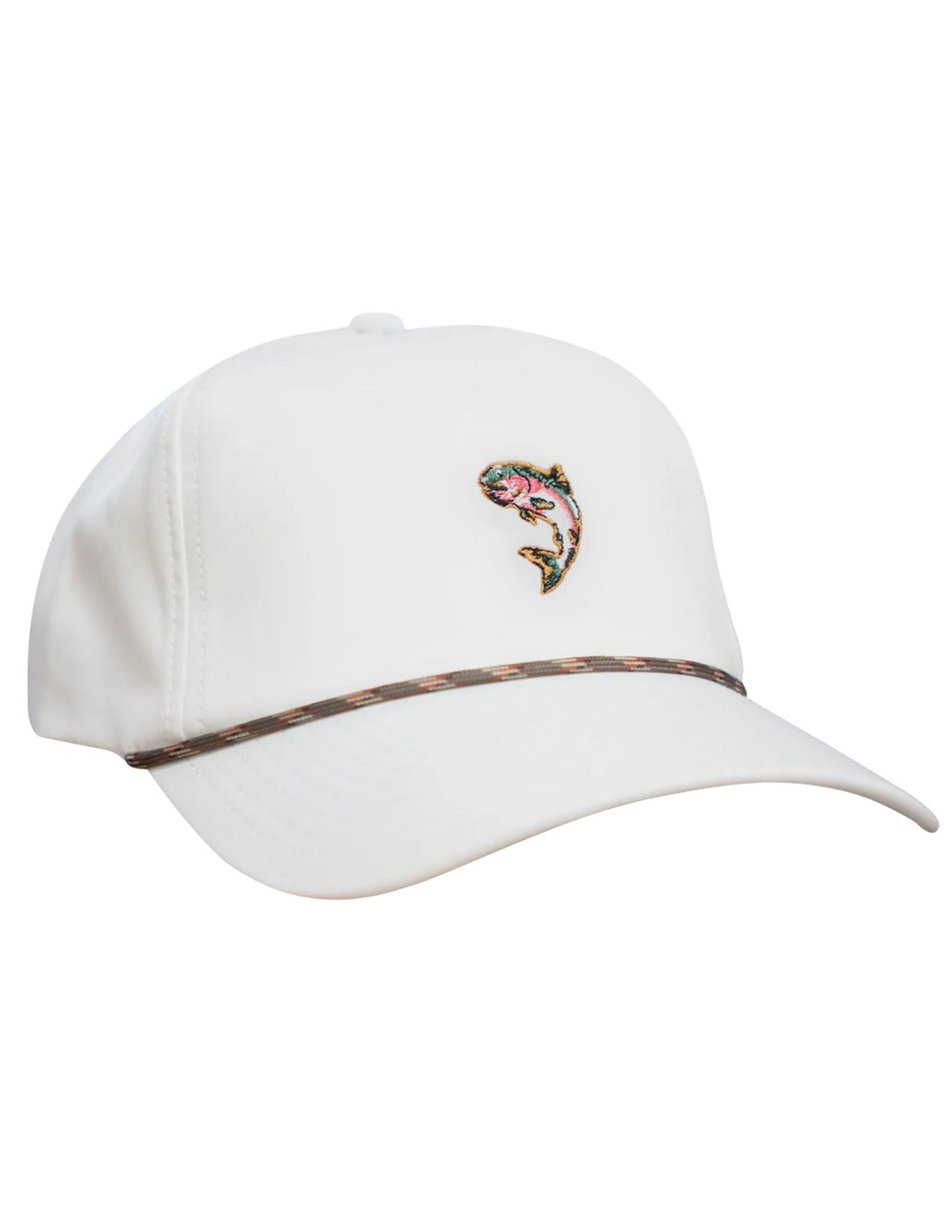 Poncho Mens White Trout Hat