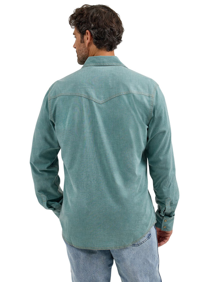 Wrangler Mens Retro Pearl Snap Shirt
