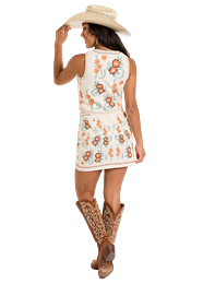 Panhandle Womens Floral Studded Skirt