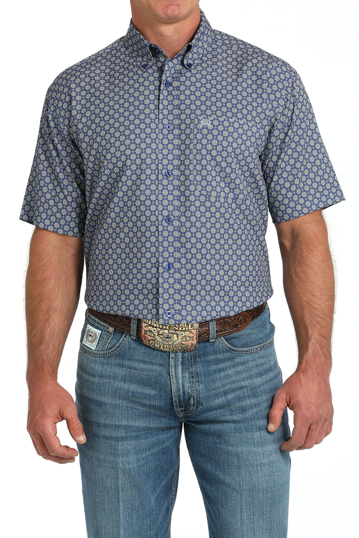 Cinch Mens Royal Blue Arenaflex Shirt