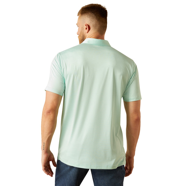 Ariat Mens Aqua Charger 2.0 Fitted Polo