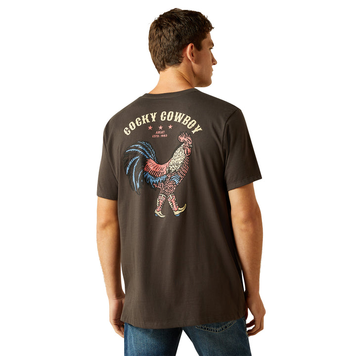 Ariat Mens Vintage Black Cowboy Cocky T-Shirt