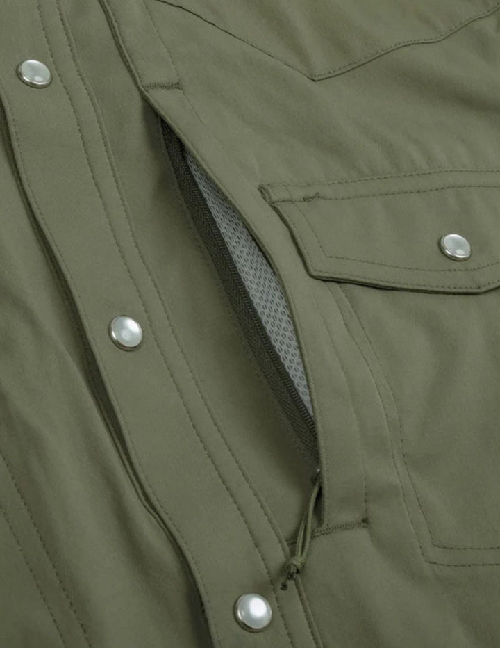 Poncho Mens The Brazos Long Sleeve Shirt