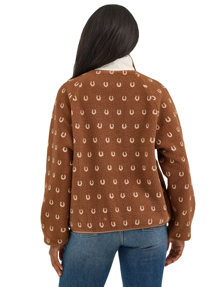 Wrangler Womens Horse Sherpa Pullover