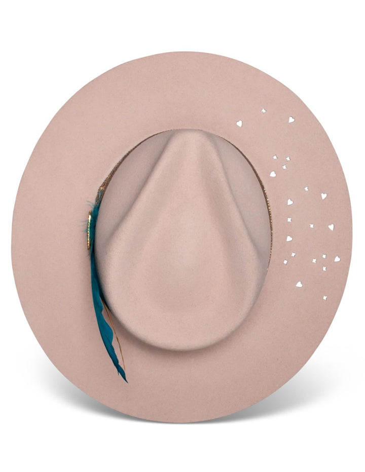 Charlie 1 Horse Hillbilly Hippie Powder Pink Fashion Hat