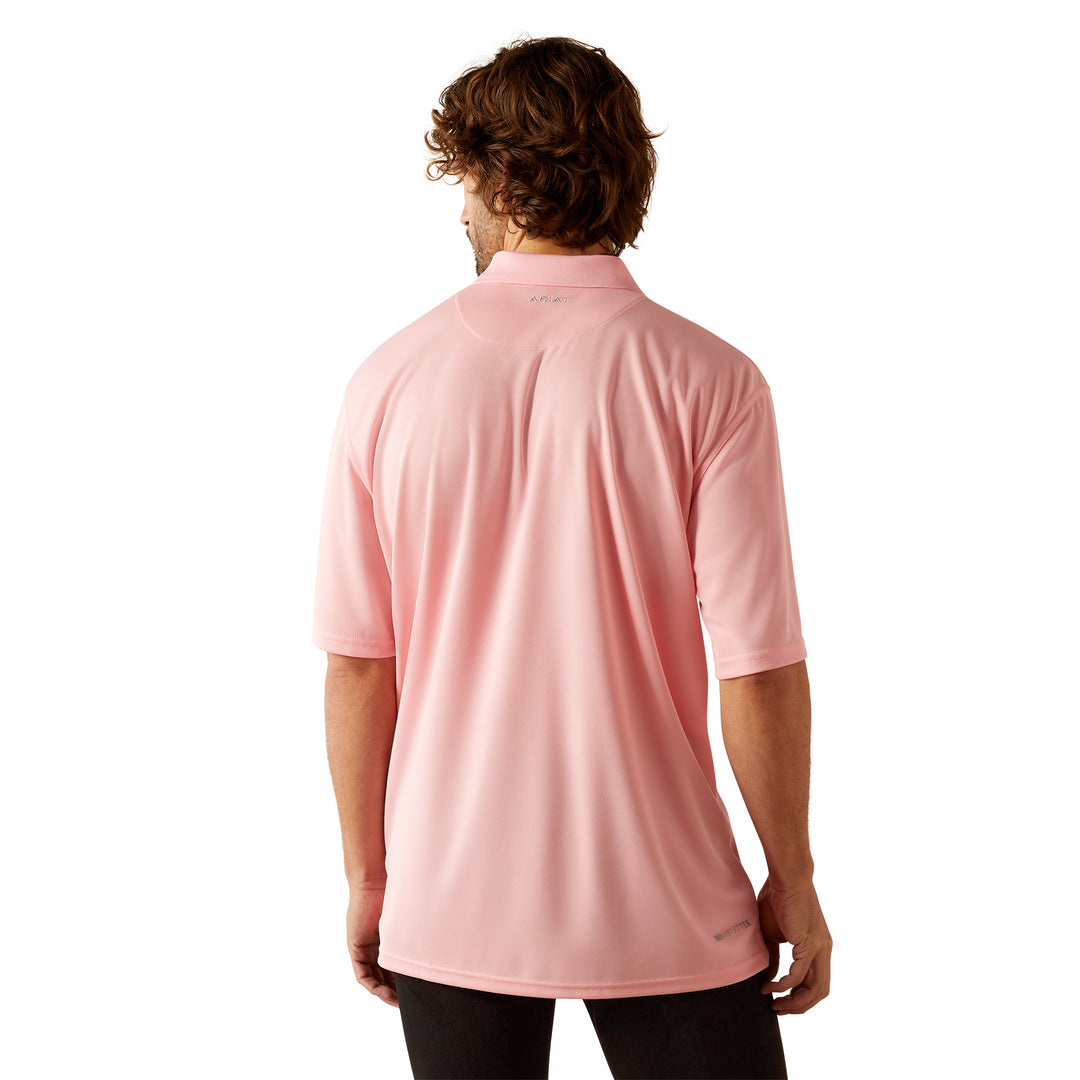 Ariat Mens Pink TEK Polo