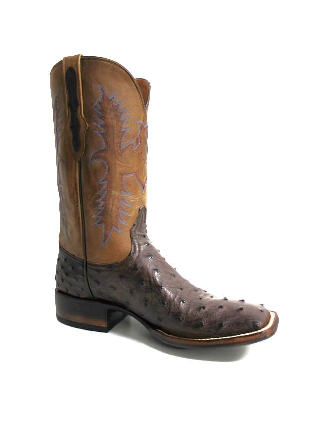 Black Jack Mens San Angelo Ostrich Boots