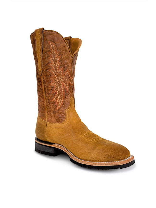 Mens Lucchese Sand Comanche Cognac Barn Boots