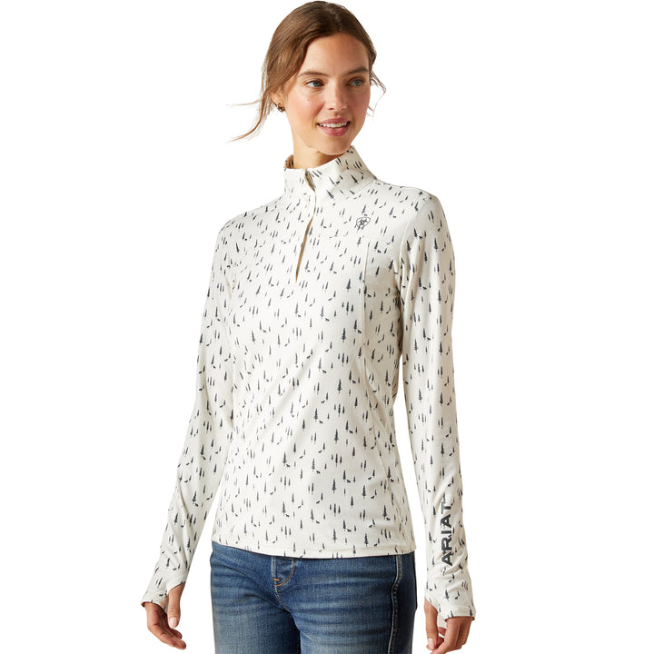 Ariat Womens Lowell 3.0 1/4 Zip Baselayer Shirt