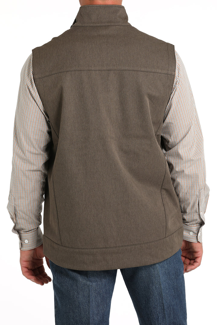 Cinch Men's Brown Softshell Vest