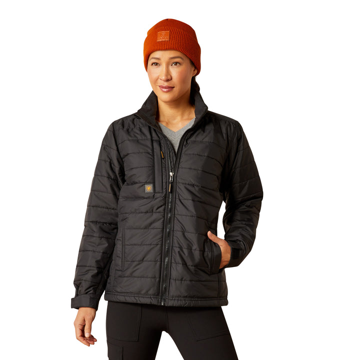 Ariat Womens Black Rebar Cordura Ripstop Lightweight Insulated Jacket