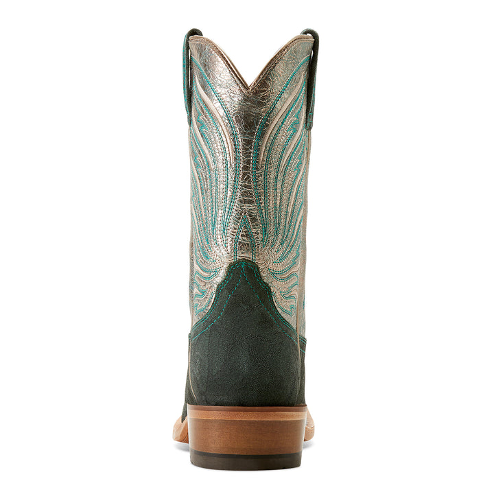 Ariat Womens Futurity Mint Elephant Print Boots