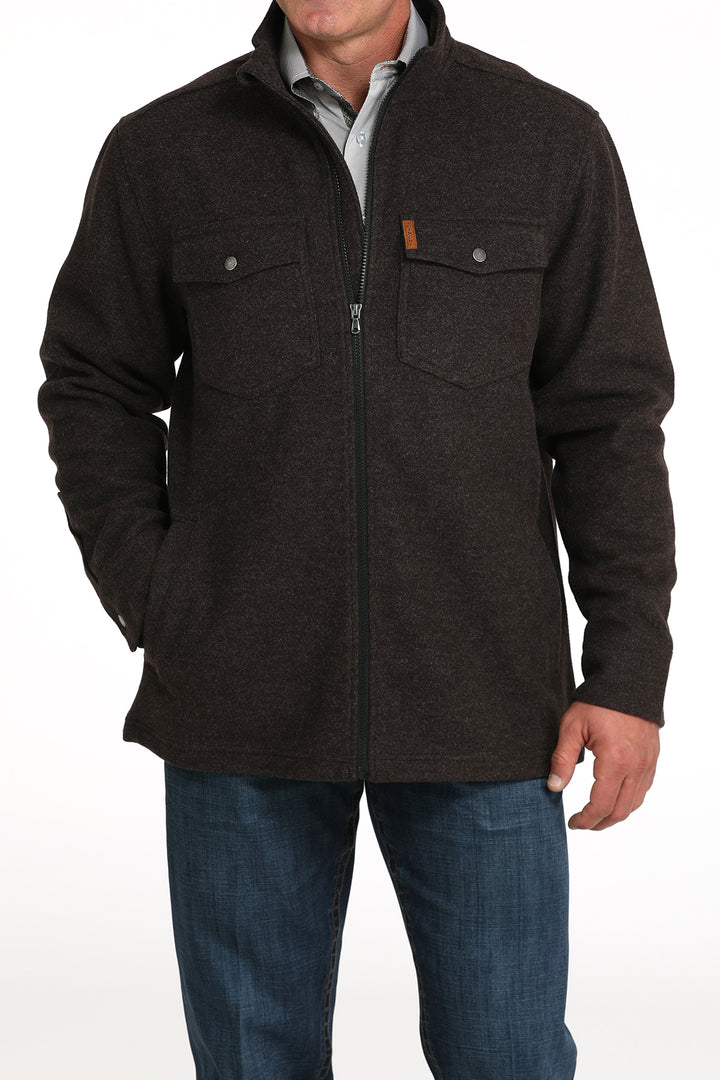 Cinch Mens Brown Shirt Jacket