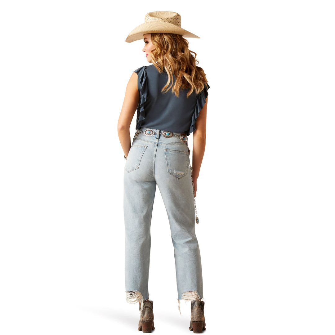 Ariat Womens Ultra High Rise Tomboy Mykonos Jeans