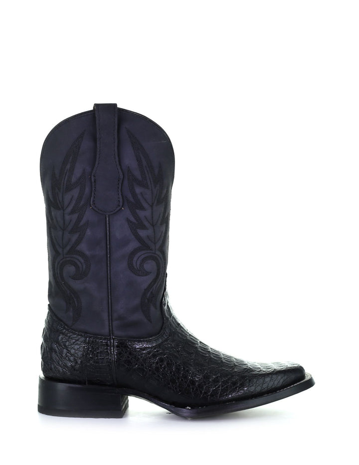 Corral Mens Black Caiman Boots