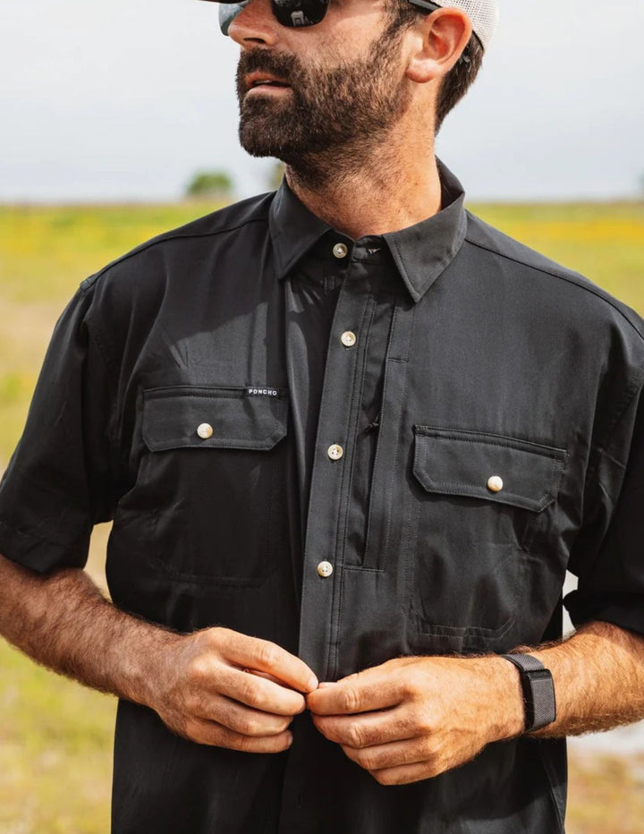 Poncho Mens The Burnt End Short Sleeve Shirt