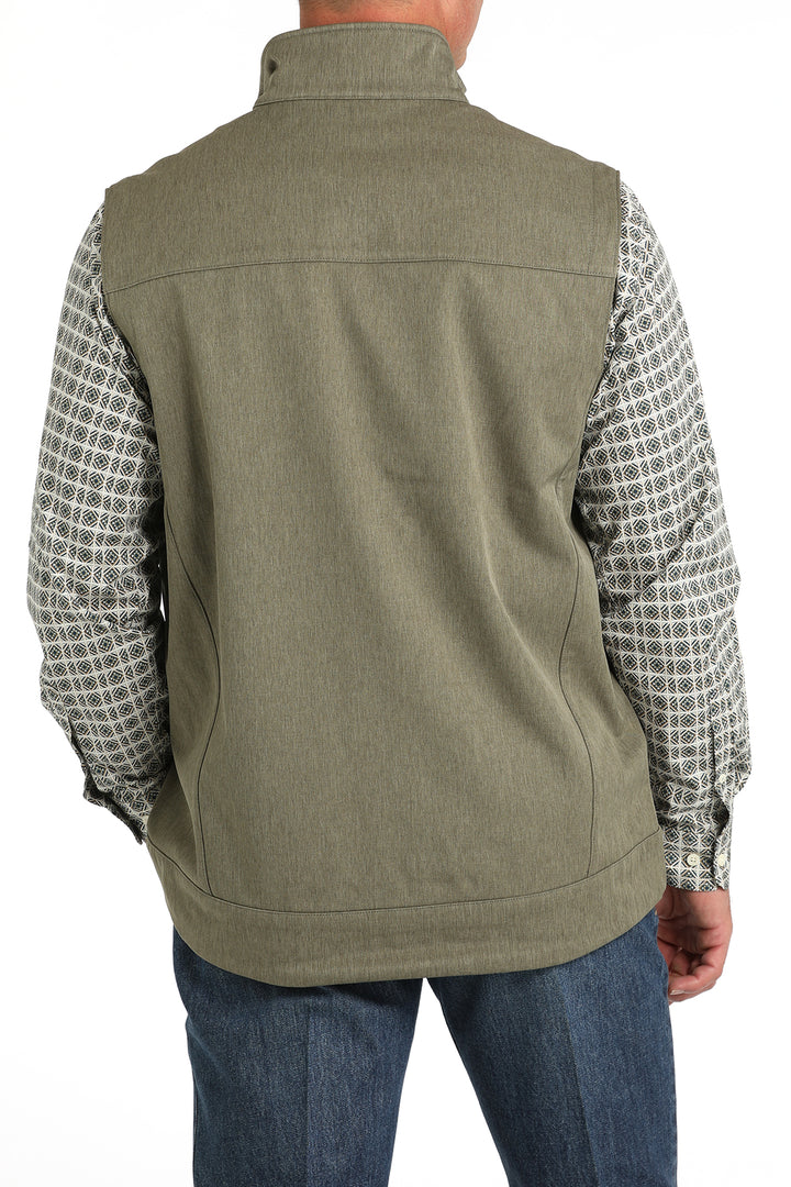 Cinch Men's Olive Softshell Vest