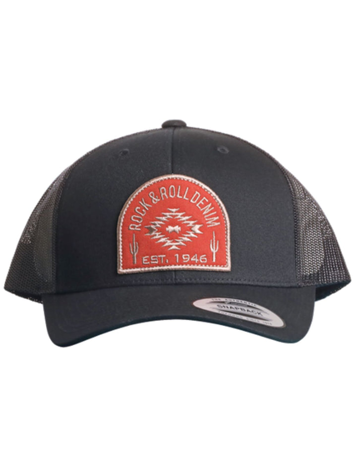 Rock & Roll Mens Red Logo Patch Cap