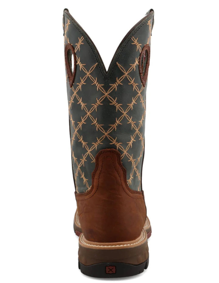 Twisted X Mens Mocha Western Work Boots