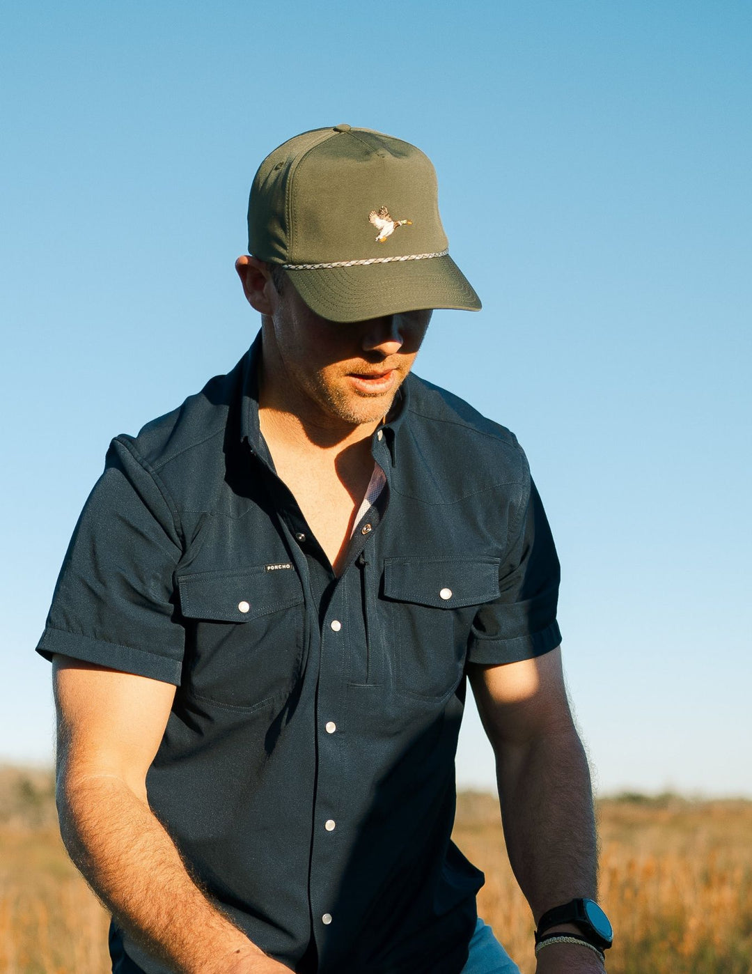 Poncho Mens The Del Mar Short Sleeve Shirt