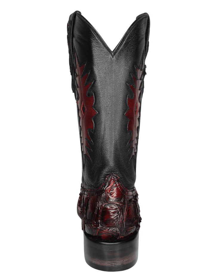 Black Jack Mens Black Cherry Pirarucu Boots