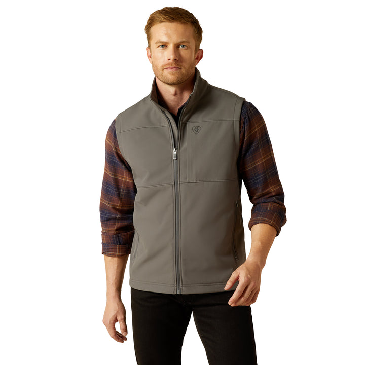 Ariat Mens Grey Vernon Softshell Vest