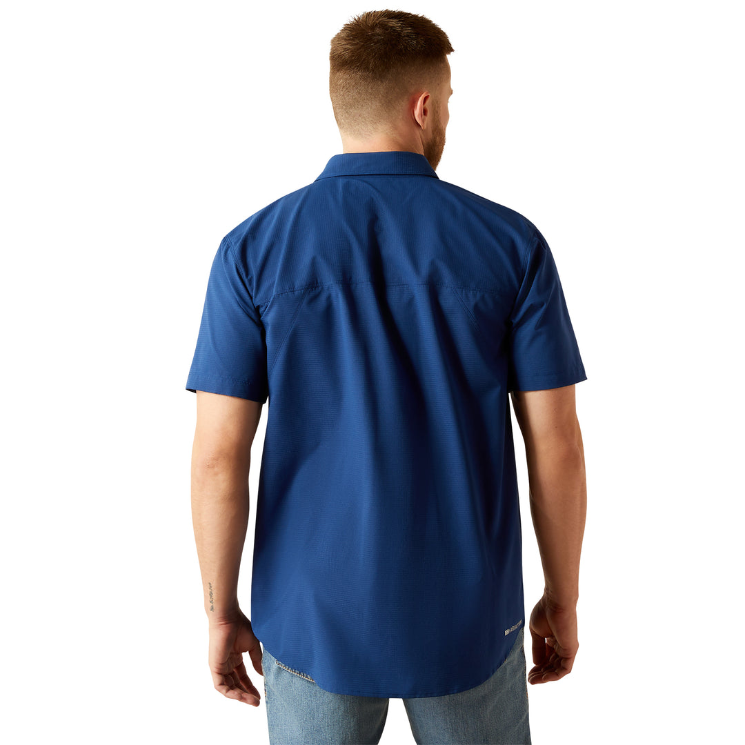 Ariat Mens Blue 360 Airflow Classic Fit Shirt