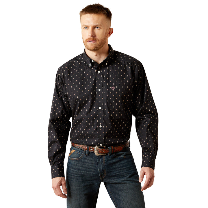 Ariat Mens Wrinkle Free Asher Classic Fit Shirt