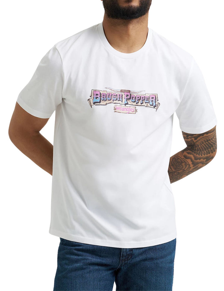 Wrangler Mens Brushpopper Graphic T-Shirt