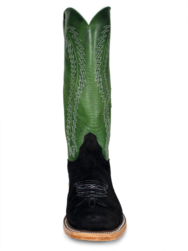 Mens Olathe Black Wyoming Roughout Boots