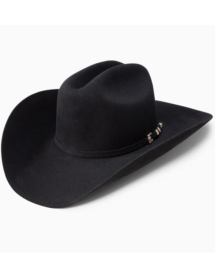 Resistol Logan Black 6X Cowboy Hat