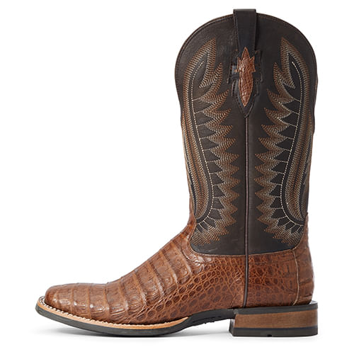 Mens Ariat Double Down Caiman Belly Boots