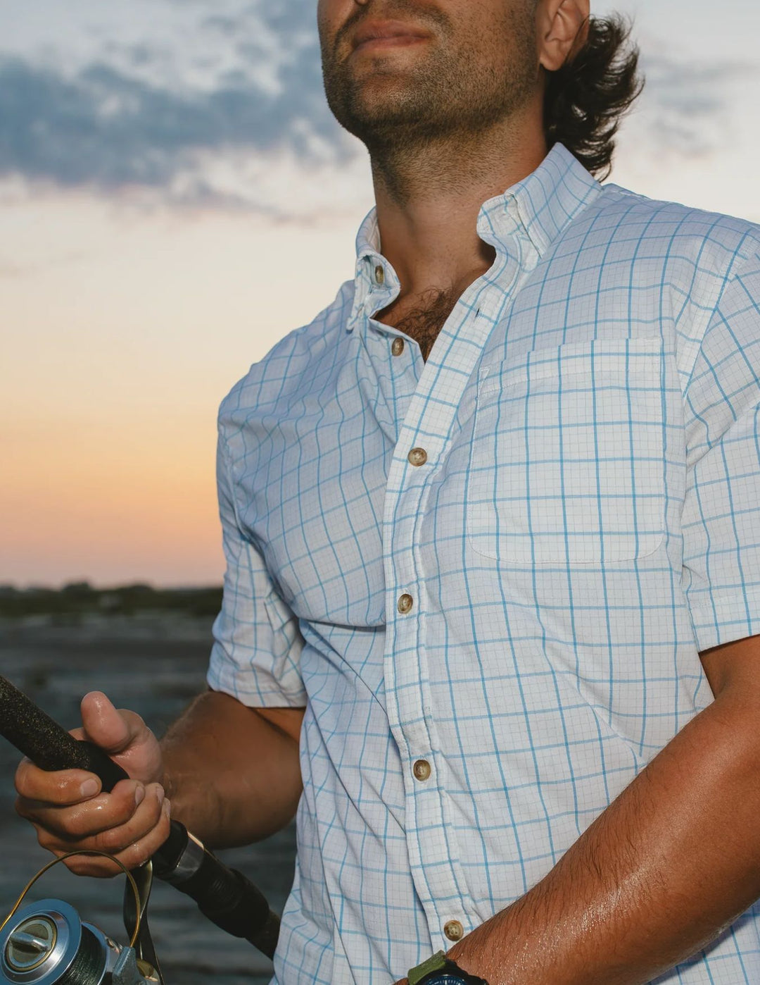 Poncho Mens The Barco Short Sleeve Shirt