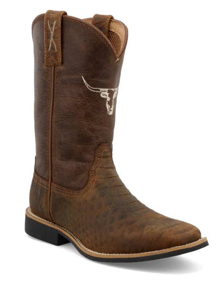 Twisted X Boys Top Hand Tan Chocolate Boots