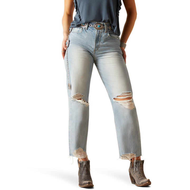 Ariat Womens Ultra High Rise Tomboy Mykonos Jeans