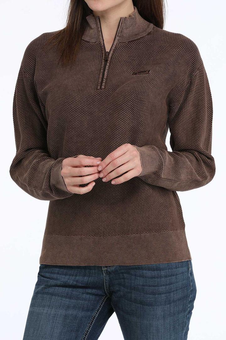 Cinch Womens Brown Sweater