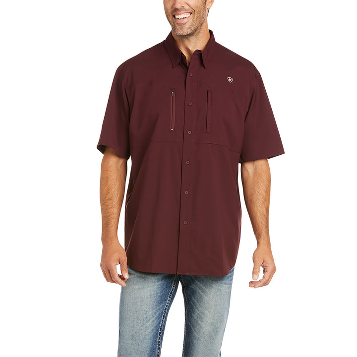 Mens Ariat Malbec Venttek Short Sleeve Shirt
