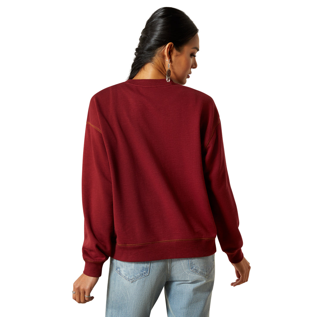 Ariat Womens Cabernet Lasso Sweatshirt